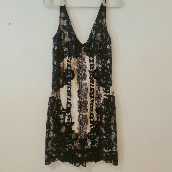 DVF Lace Silk Dress - Picture 2 of 12